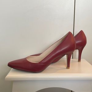 Cole Haan pump red heels size 9